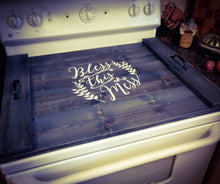 Load image into Gallery viewer, Farmhouse Stove Top Oven Cover Noodle Board, Stove Cover, Serving Tray, Sink Cover - Bless This Mess Farmhouse Decor, Asst Colors
