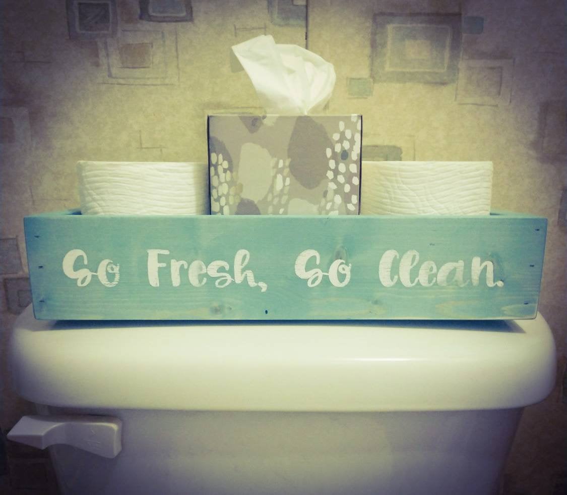 Rustic Farmhouse Scoop Toilet Paper Holder – Blueberry Lane Shop