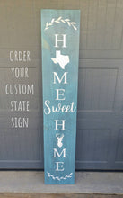 Load image into Gallery viewer, Farmhouse Welcome Hello Spring Summer Fall Custom Sign - Wooden Rustic Decor, Front Door Porch Entryway Vertical Sign - Asst Colors
