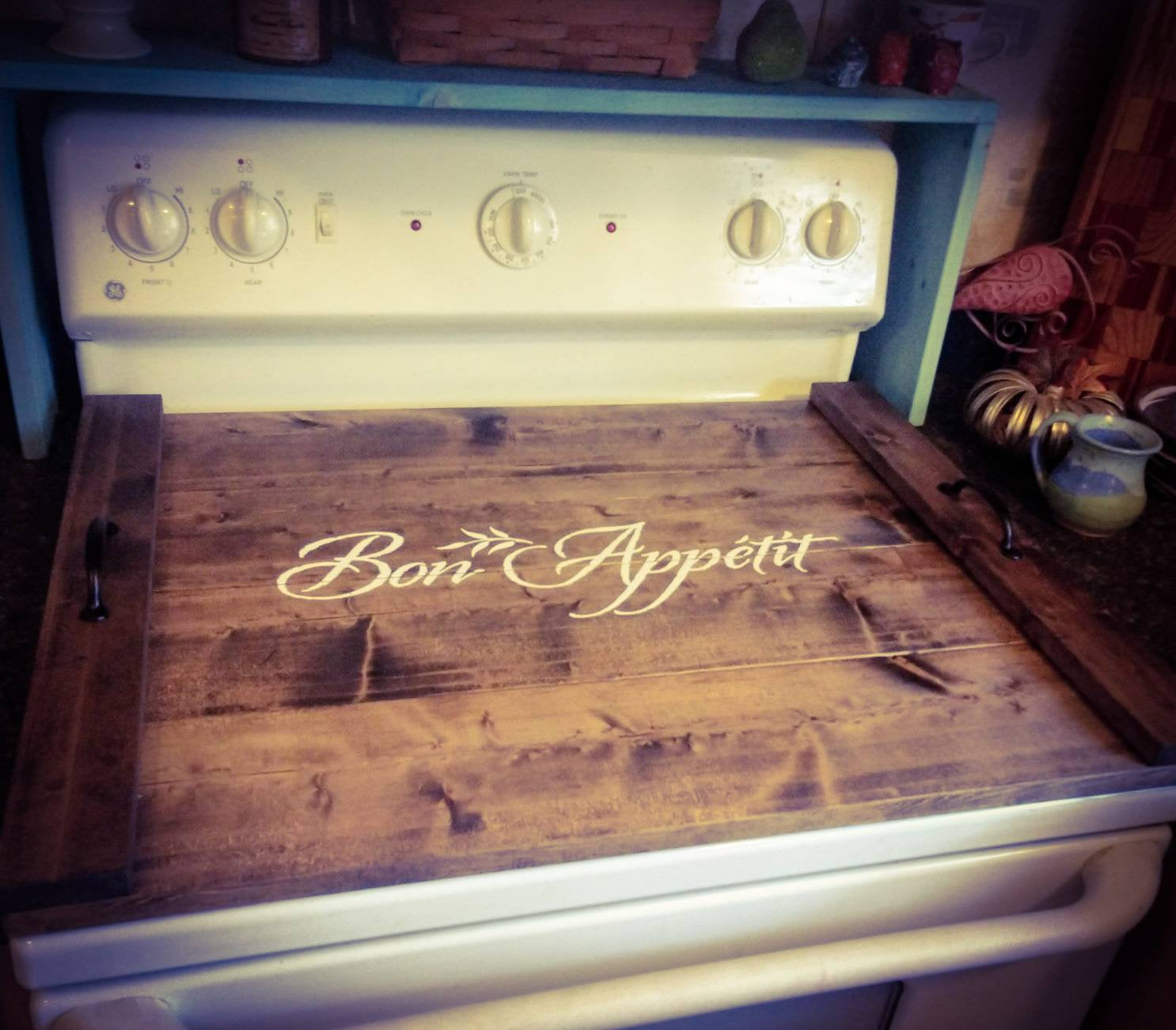 Stove Cover / Noodle Board / Stove Tray / Hardwood Stove Cover 