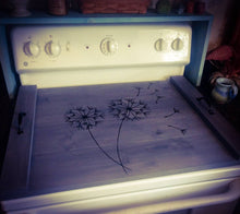 Load image into Gallery viewer, Farmhouse Stove Top Oven Cover Noodle Board, Stove Cover, Serving Tray, Sink Cover - Country Kitchen Farmhouse Dandelion Decor
