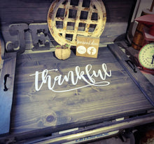 Load image into Gallery viewer, Farmhouse Stove Top Oven Cover Noodle Board, Stove Cover, Serving Tray, Sink Cover - Thankful Farmhouse Decor, Asst Colors
