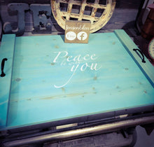 Load image into Gallery viewer, Farmhouse Peace Be With You Stove Top Oven Cover Noodle Board, Stove Cover, Serving Tray, Sink Cover - Farmhouse Decor
