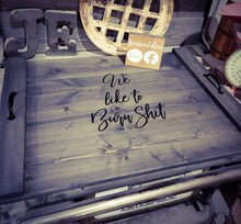 Load image into Gallery viewer, Farmhouse Stove Top Oven Cover Noodle Board, Stove Cover, Serving Tray, Sink Cover - Bake &amp; Burn Shit Farmhouse Decor
